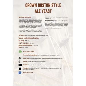 Drożdże górnej fermentacji CROWN Boston Style Yeast 11,5 g